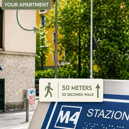 Mira Bloom - Metro 2 Passi - Duomo E Linate Direttamente - Ac - Balcone Apartment Milan